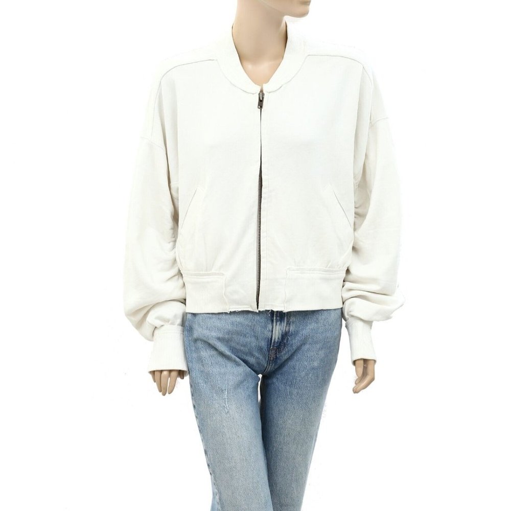Free People We The Free Good For You Bomber Jacket Top Oversized M
